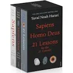 Yuval Noah Harari Box Set (Sapiens, Homo Deus, 21 Lessons for 21st Century)