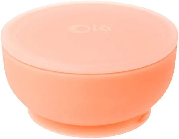 Olababy Silicone Suction Bowl with Lid