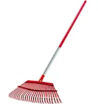 Corona Fixed Tine Leaf Rake 19 in Aluminum Handle