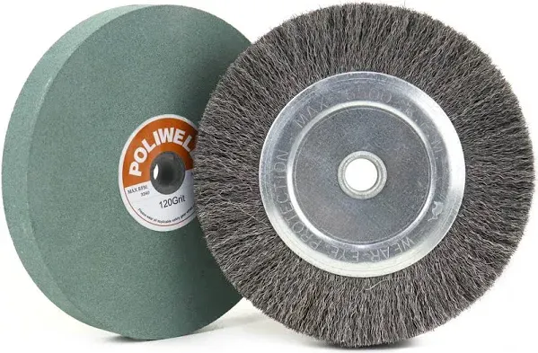 Poliwell 6 inch Bench Grinder Grinding Wheel