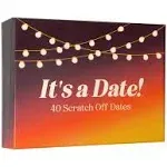 It's A Date!, 40 Fun and Romantic Scratch Off Date Ideas for Him, Her, Girlfriend, Boyfriend, Wife, or Husband, Perfect for Date Night, Special