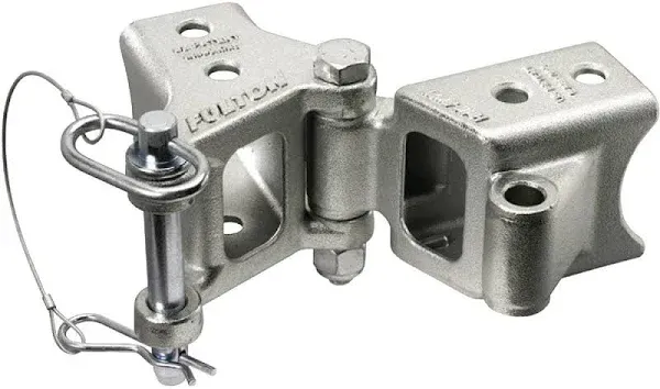 Fulton HDPB230101 Bolt On Folding Trailer Tongue Swing Away Hinge Kit for 2 Inch x 3 Inch Trailer Beams, 5,000 lbs. Capacity, Helps Reduce Trailer Length for Storage