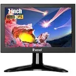 Eyoyo 7 inch Small Monitor, Mini HDMI Monitor IPS Display Screen Support HDMI VGA AV BNC Inputs, Secondary Monitor for PC/Computer/Raspi/Laptop