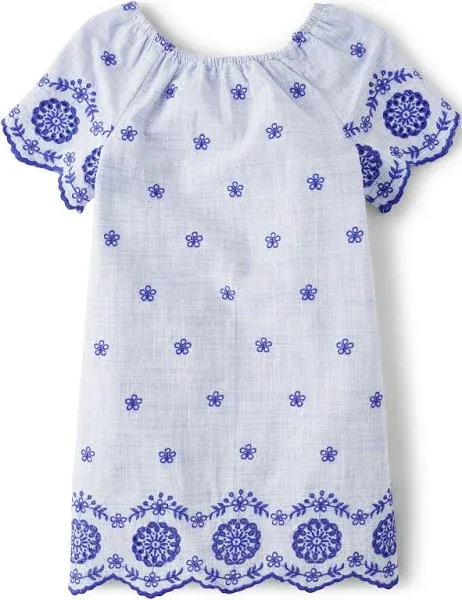 Gymboree Girls' Mommy and Me Eyelet Shift Dress