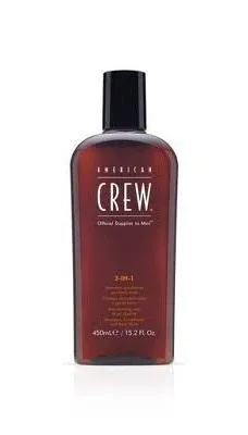 American Crew 3-In-1 Shampoo, Conditioner, And Body Wash 8.4oz / 250ml New