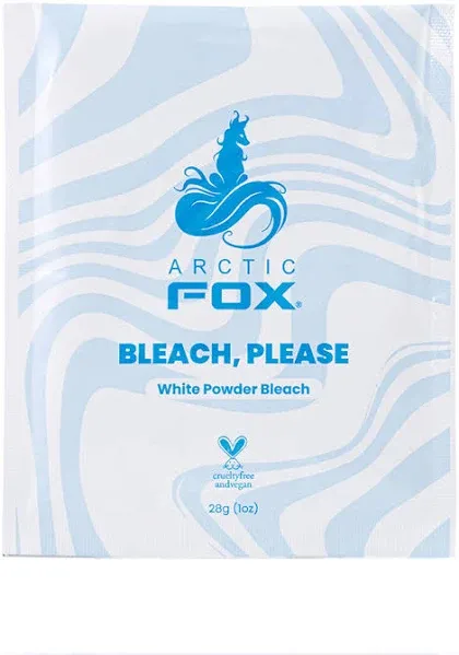 ARCTIC FOX Bleach Please, Blue Powder Bleach 8.8 oz (0.5 lb) Tub Perfect for bleach bosses with big hair goals.