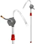 Aluminum Drum Rotary Hand Pump, 2 Pack Barrel Pump Hand Crank Oil Gas Barrel ...