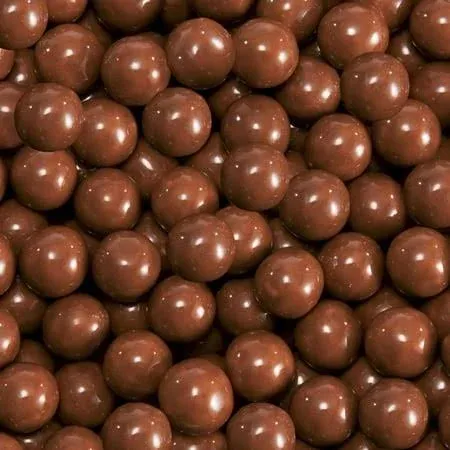 LAETAFOOD Triple Dipped Milk Chocolate Malt Balls Candy 2.5 Pound Bag