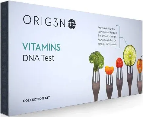 ORIG3N Genetic Home Mini DNA Test Kit, Vitamins SEALED BRAND NEW Retails $50