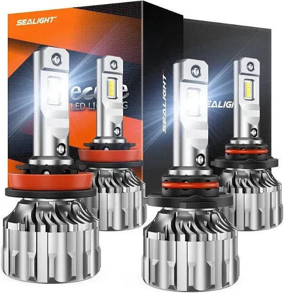 SEALIGHT H11/H9/H8 9005/HB3 Bulbs Combo