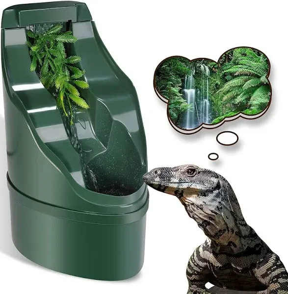 Reptile Chameleon Cantina Drinking Fountain Water Dripper Comes with Feeding 