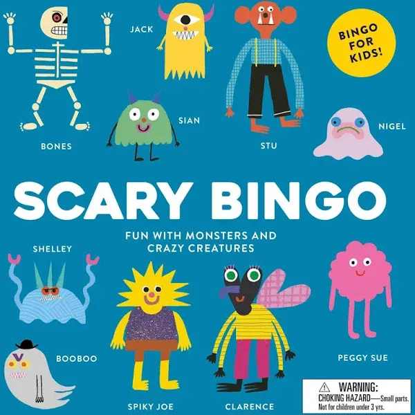 Scary Bingo: Fun with Monsters and Crazy Creatures by Rob Hodgson