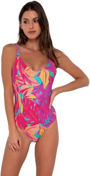 Oasis Sandbar Rib Veronica One Piece Swimsuit