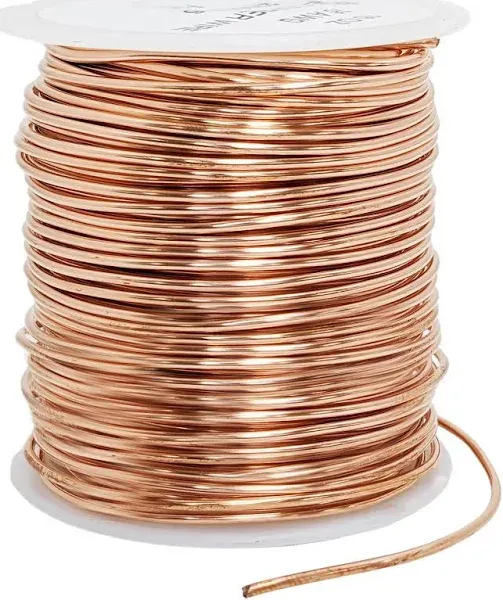 Soft Copper Wire, 16 Gauge, Comes in 1 Lb Spool and Measures 126 Ft