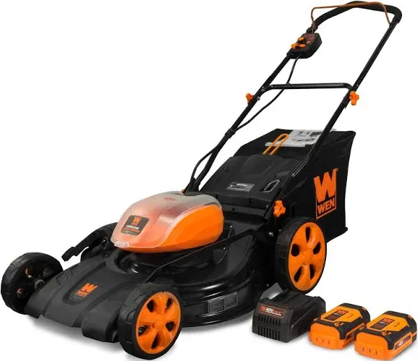 Wen 40V Max Lithium Ion 21-Inch Cordless 3-in-1 Lawn Mower