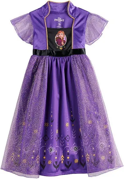 Disney Girls' Frozen 2 Fantasy Gown Nightgown