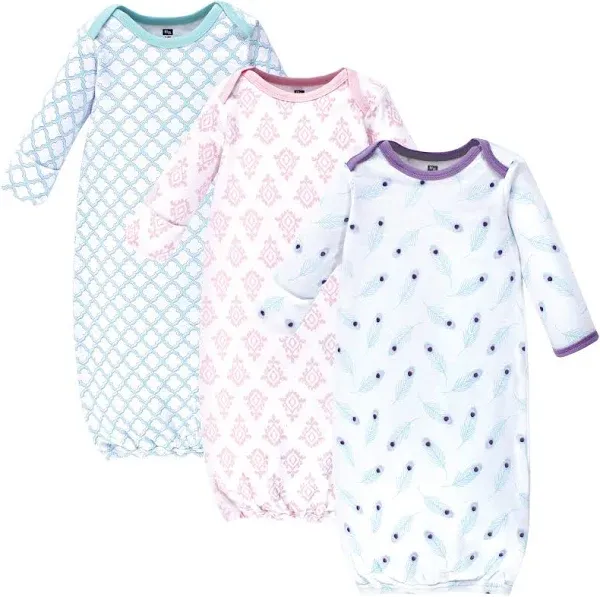 Hudson Baby Infant Girl Cotton Gowns