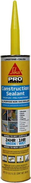 Sikaflex Concrete Fix, Limestone, Elastic sealant sealing cracks and joints, paintable polyurethane , 10.1 fl. Oz