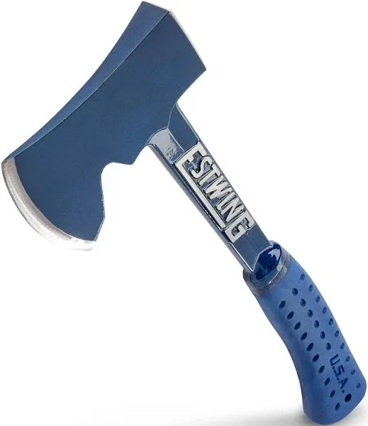 Estwing Tools E6-25A 14&#034; Blue Camper&#039;s Axe Shock Reduction Grip New USA