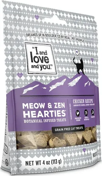 Meow and Zen Hearties Cat Treats