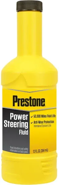 Prestone AS264 Full-Synthetic Power Steering Fluid for American Vehicles