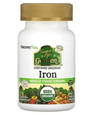 Nature's Plus Source of Life Garden Iron Capsules