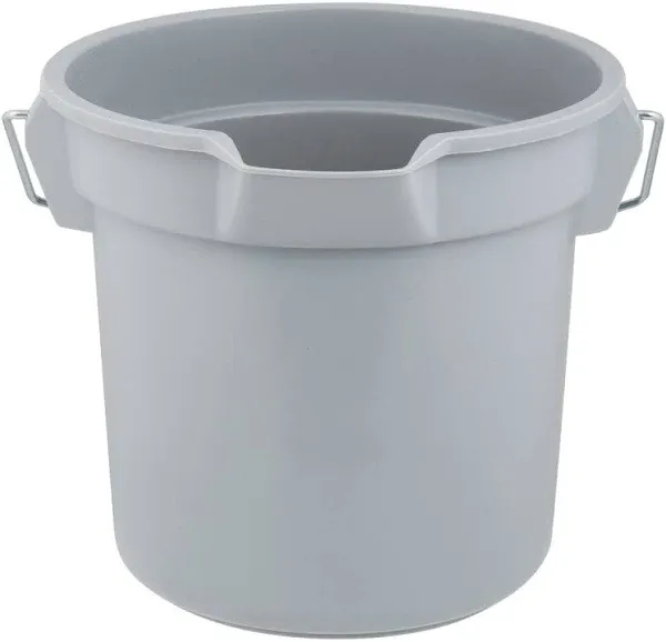 Rubbermaid Commercial 2614-GRAY Brute Bucket, 14 Quart, Gray