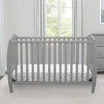 Delta Children Taylor 4-in-1 Convertible Crib, Gray