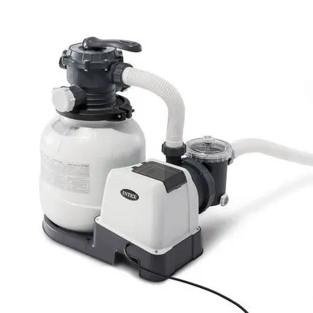 Intex SX2100 Krystal Clear Sand Filter Pump for above Ground Pools: 2100 GPH Pum