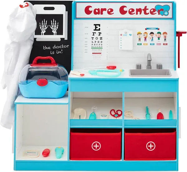 Best Choice Products Pretend Play Doctor's Office Wooden Toy Set