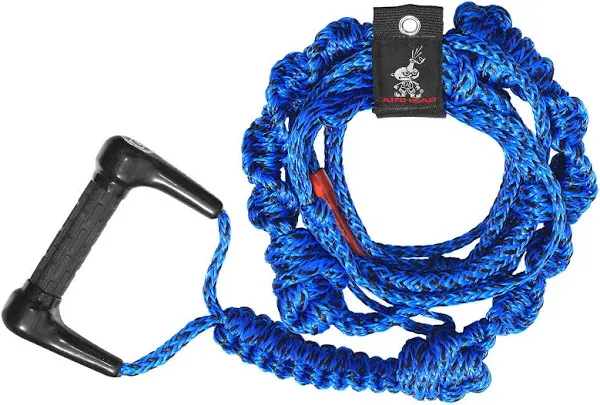 Airhead Spiral Braid Wakesurf Rope, 3 Sections, 16-Feet