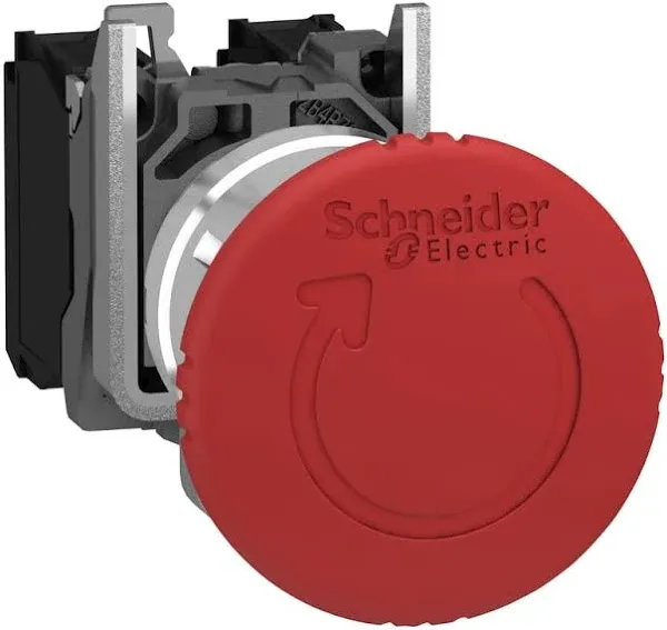 SCHNEIDER XB4BS84441 Red 40 diameter Emergency stop, switching off 22 diameter