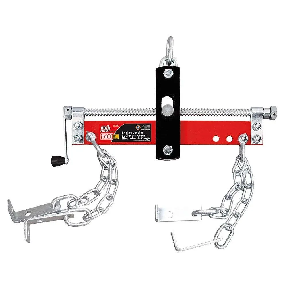 Heavy Duty Engine Hoist Leveler Cherry Picker Shop Crane Load Lift Tool 1500 Lbs