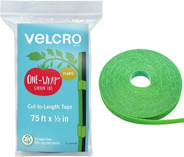 VELCRO Adjustable Plant Ties 75' x 1/2"