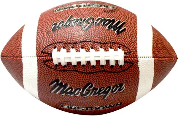 Regent MacGregor Official Size First Down Football (Tan, Medium)