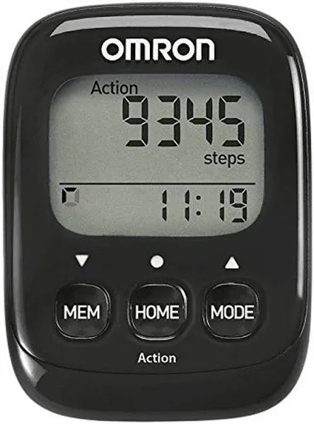 Omron HJ325-EBK 3D Sensor Walking Style IV Step Counter - Black