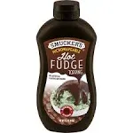 Smucker's Hot Fudge Topping, 15.5 Ounces (Pack of 6), Microwavable Squeeze Bottle