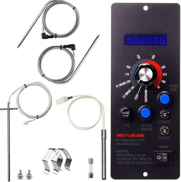 Digital Thermostat Controller Kit Parts Compatible with Camp Chef Wood Pellet Gr