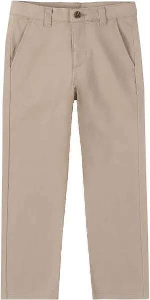 Boys 4-20 Izod Flat Front Comfort Waistband Pants in Regular, Slim & Husky, Boy's, Size: 5, Brown