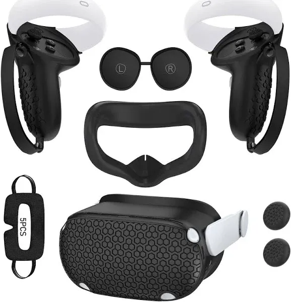 For Oculus Quest 2 Accessories Face Cushion Cover for Quest 2 Contorller Grips L