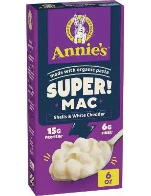 Annie's Super Mac Shells & White Cheddar Mac and Cheese