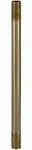 B&P Lamp® 18 Inch Solid Brass 1/8 IP Threaded Rod