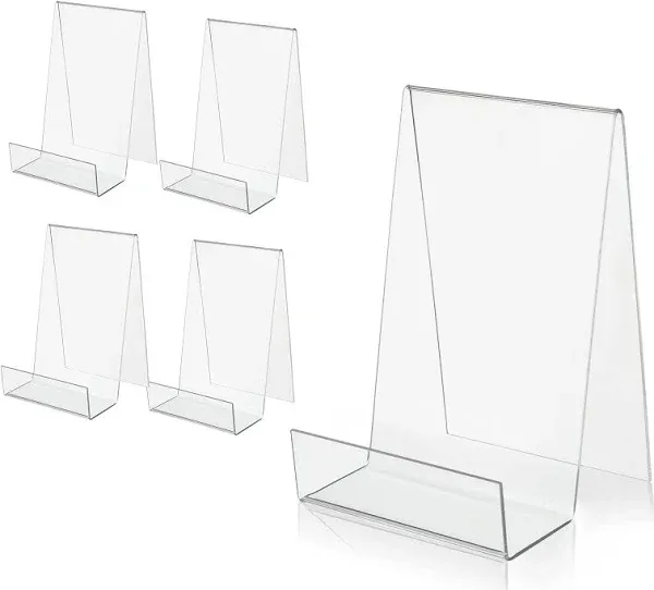 Zoey Acrylic Book Stand with Ledge