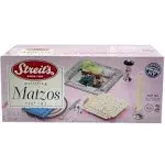 Streit's Matzo, Kosher for Passover Matzoh Crackers, Airy, Crispy Crackers, 1 Pound (5 Pound)