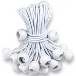 Ball Bungee Cords 6 Inch50 Pcs White Tarp Ball Bungee Ties Heavy Duty Canopy Tie