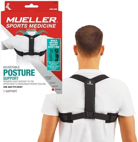 Mueller Adjustable Posture Support One Size New