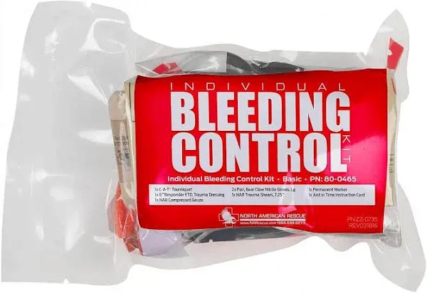 Public Access Individual Bleeding Control Kit