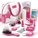 Play Purse for Girls and Toddlers - Little Girls Toys Pretend Play Accessorie...