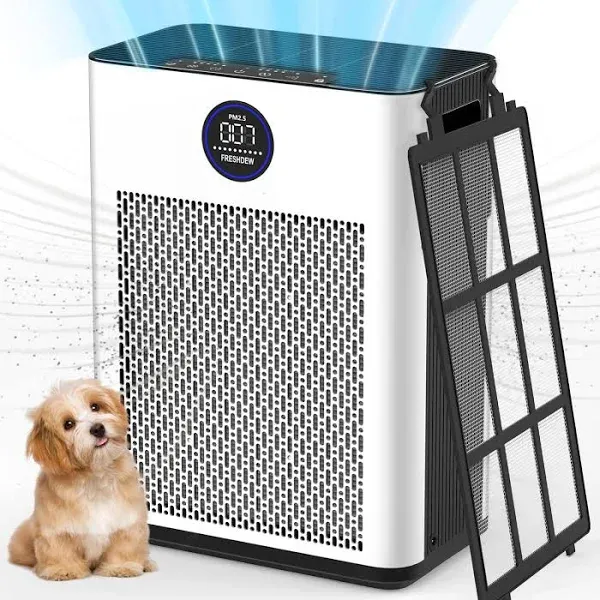 Air Purifiers,FRES<wbr/>HDEW Air Purifiers for Home Up to 2300ft² With Double-sid