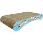 Cat Scratching Pad, 2 Pack Corrugated Cat Scratcher Cardboard, Bone Type Dura...